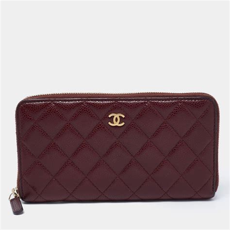 chanel wallet used|chanel zipped wallet.